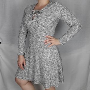 Old Navy A-cut Grey Sweater Dress